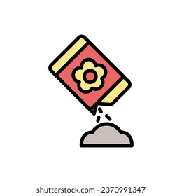 Garden Seed Icon Vector Illustration