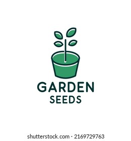 Garden Seed logo Design vector for agriculture