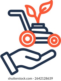 Garden Services Icon Color Line Vector Illustration