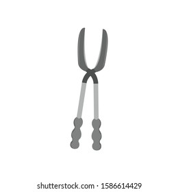 Garden shear simple illustration clip art vector