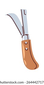 Garden shears hand drawn design