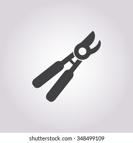 Garden shears icon.