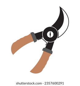 Garden Shears icon vector illustration symbol design