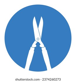 Garden Shears icon vector illustration symbol design