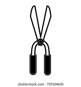 Garden shears tool icon vector illustration graphic design