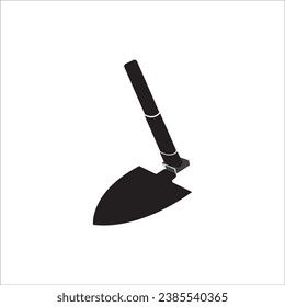 GARDEN SHOVE ICON VECTOR ILLUSTRATION SYMBOL DESIGN