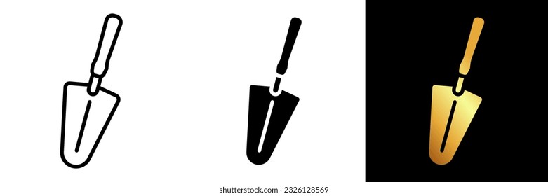 Garden Shovel Icon, The Garden Shovel icon represents a versatile and essential tool used in gardening and landscaping.