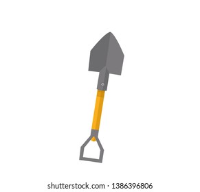 garden shovel for planting vector illustration