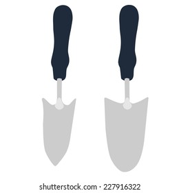 Garden shovels, garden tool, garden shovel vector