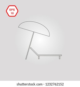 Garden. Site icon. Vector illustration