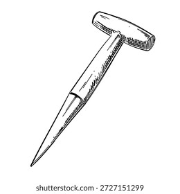 jardim solo dibble vetor linha arte mão desenhado ilustração