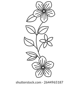 Garden spirit spiral mandala coloring book page