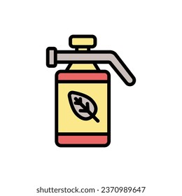 Icono de vectores de fertilizante de pulverización de jardín Ilustración