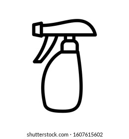 Garden spray  icon design template, vector icon designed in line style, editable stroke icon on white background, can be used for web, mobile, UI and various needs of your project