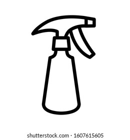 Garden spray  icon design template, vector icon designed in line style, editable stroke icon on white background, can be used for web, mobile, UI and various needs of your project