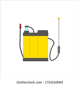 garden sprayer. illustration for web and mobile design.
