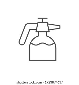 Garden sprayer line outline icon