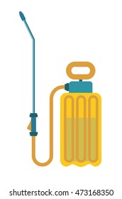 Garden sprayer vector illustration