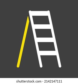 Gartentreppen, Steppader einzeln Vektorsymbol. Graph Symbol für Landwirtschaft, Garten und Pflanzen Website und Design, Logo, App, UI