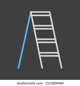 Escaleras de jardín, icono del vector de la escalera. Símbolo gráfico para agricultura, jardín y plantas sitio web y diseño de aplicaciones, logotipo, aplicación, interfaz de usuario