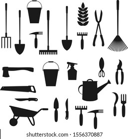 65,974 Garden equipment silhouette Images, Stock Photos & Vectors ...