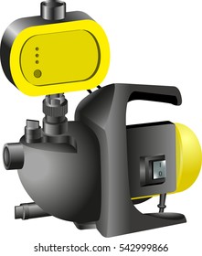 Garden tool. Garden Pump. Vector illustration