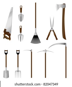 Garden tool set eps8