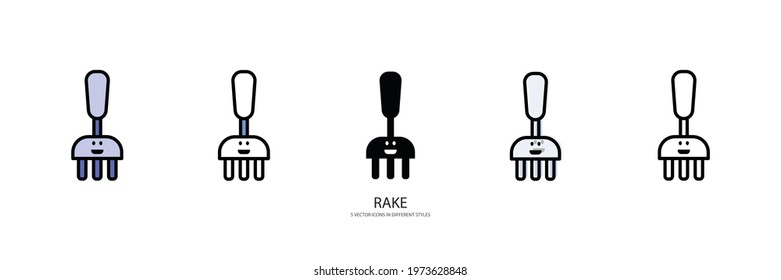 garden tool vector type icon