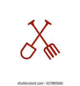 Garden tools icon
