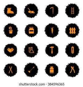 Garden tools  vector icons for web sites and user interface