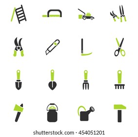 garden tools web icons for user interface design