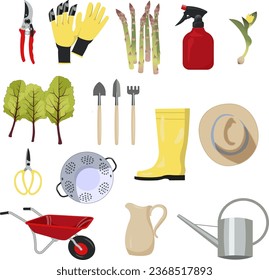 garden tools for working in the garden