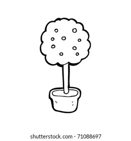 garden tree cartoon