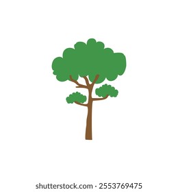 Garden tree illustration design vector