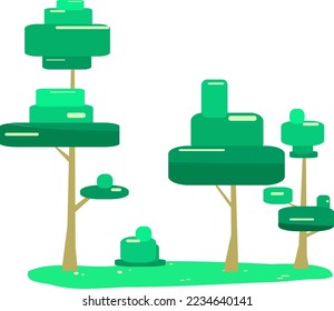 garden trees vector 
.

for gardening 
.
for home and garden architecture
there are 3 trees