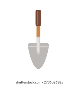 Garden Trowel Flat Icon. Garden Hand Tool. Essential Gardening Tool. Garden Digging Tool. Garden Digging Shovel Tool.