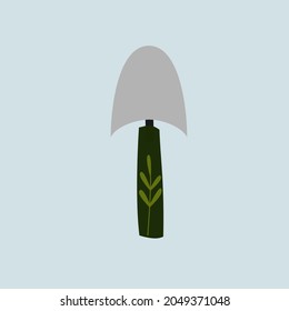 Garden trowel flat illustration vector design
