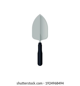 Garden Trowel. Modern Flat Vector Illustration. Gardening Tools. Social Media Template.