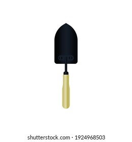 Garden Trowel. Modern Flat Vector Illustration. Gardening Tools. Social Media Template.