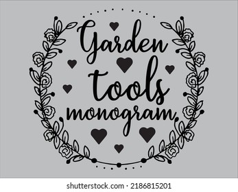Garden t-shirt design vector file