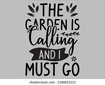 Garden t-shirt design vector file