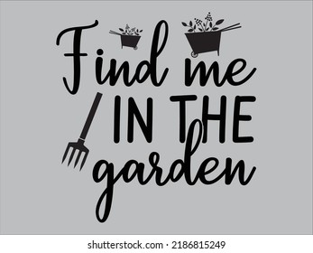 Garden t-shirt design vector file