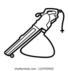 Coloring Page Of Backpack Leaf Blower Coloring Pages