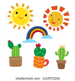 garden vector collection design 