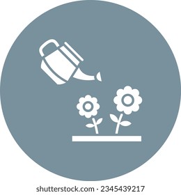 Gartenvektorsymbol. Kann für Druck-, Mobil- und Web-Anwendungen verwendet werden.