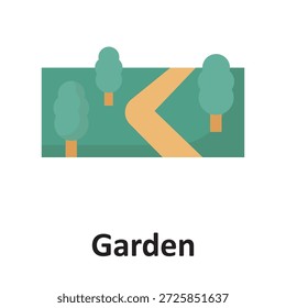 Icono del Vector del jardín que puede modificar o editar fácilmente

