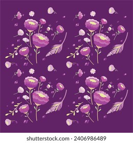 Tono violeta de jardín. Fondo Sin Maravillas.