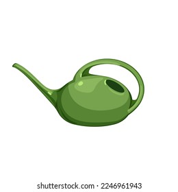 garden watering can cartoon. garden watering can sign. isolated symbol vector illustration