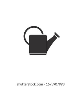 Garden watering can icon on a white background