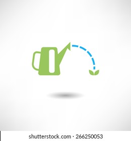 Garden watering icon